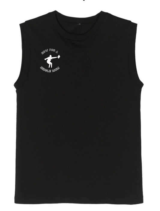 NYASM Big Back Sleeveless Shirt (black)